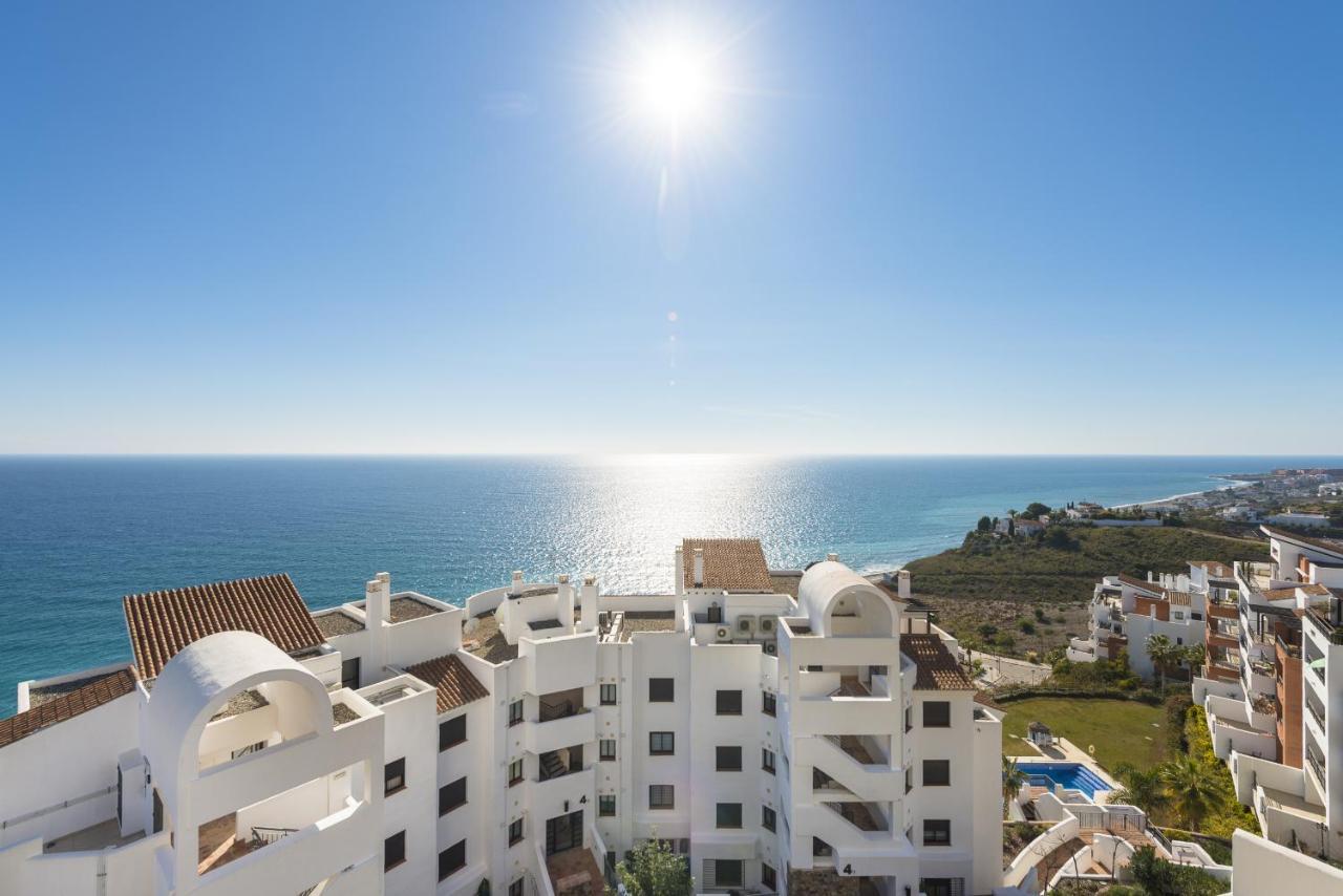 Apartamento Vista Mar Frontal Con Parking Torrox Exterior photo